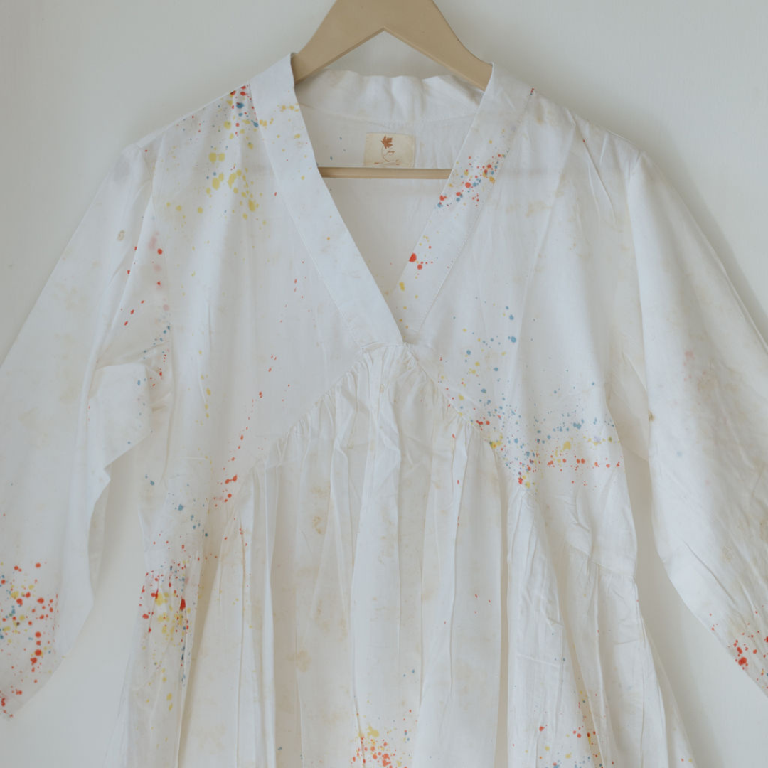 Rose Marigold Hand-Dyed Summer Dress (SALE - All Sizes)