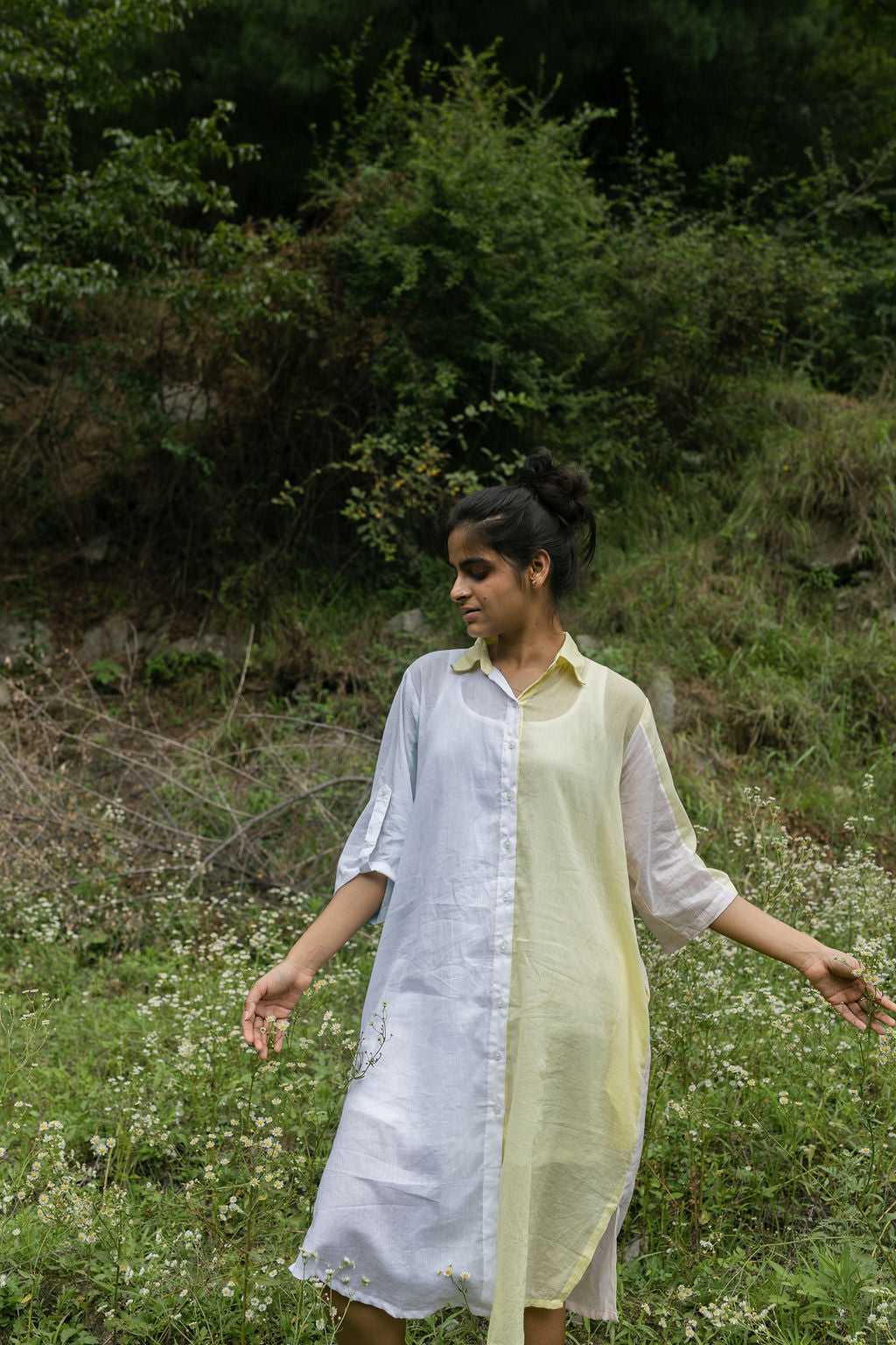 Multicolour Patch Long Shirt