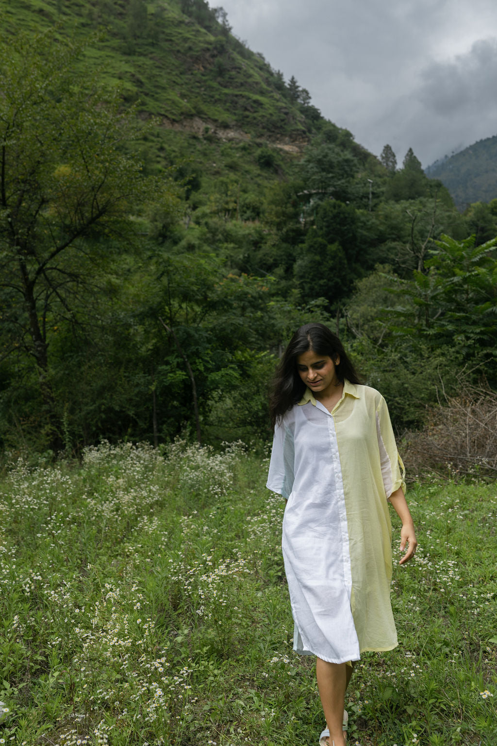 Multicolour Patch Long Shirt