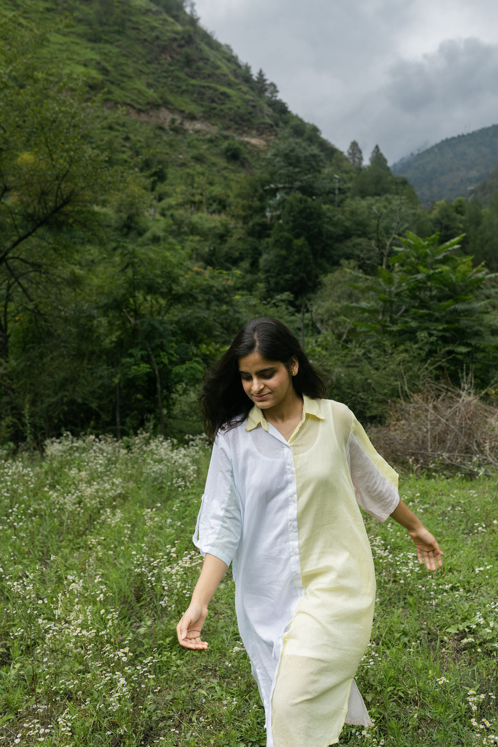 Multicolour Patch Long Shirt