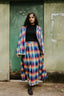 Joy Pleated Check Cord Set