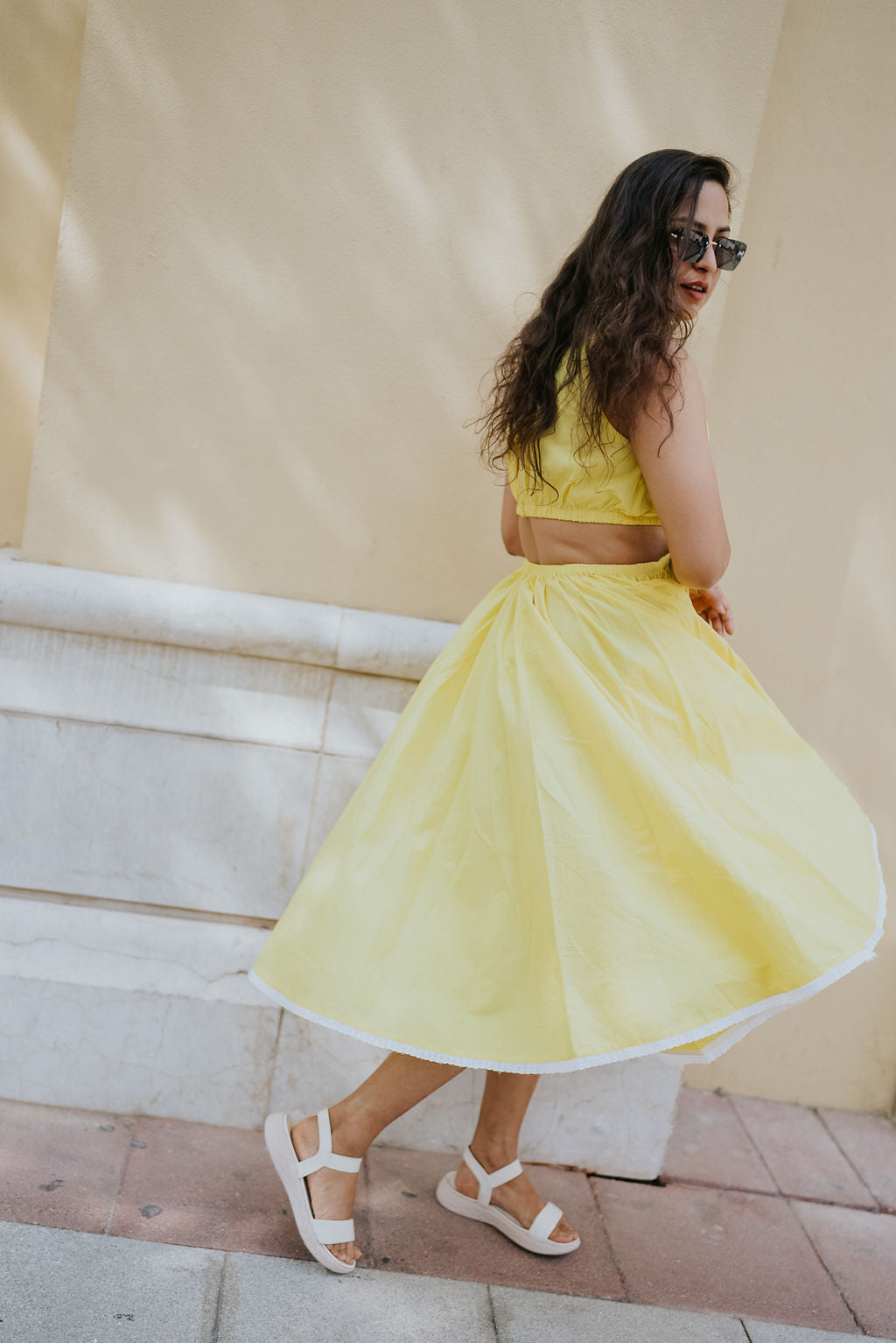 Lemon Cutout Dress