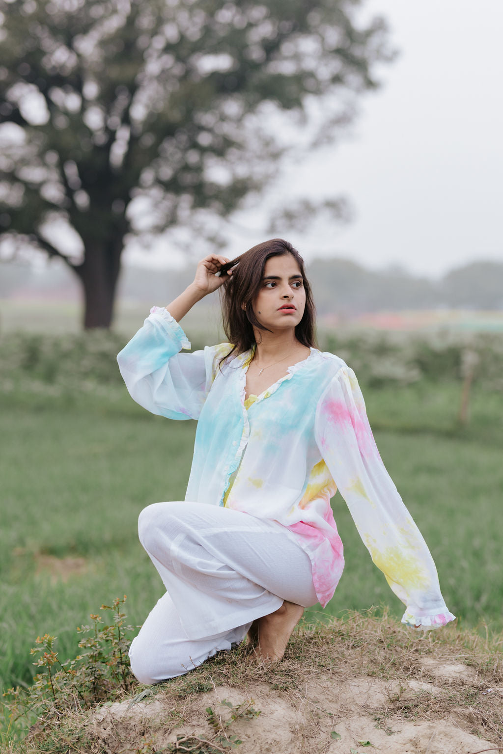 Pastel Tie-dye Shirt (SALE - S)