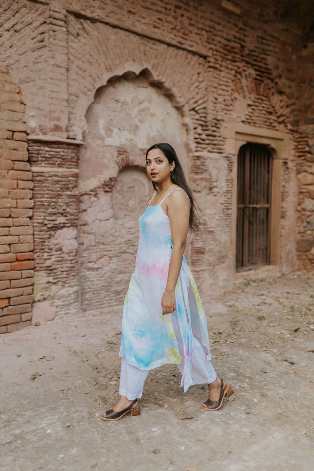 Cotton Candy Slit Kurta