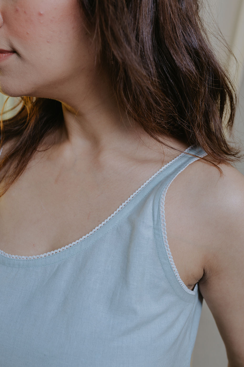 The Sea Pocket Linen Dress