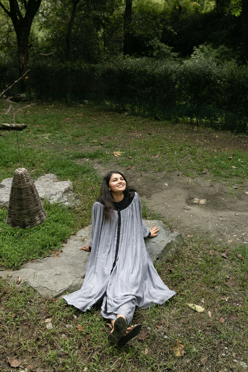 Soft Grey Cotton Cord Set