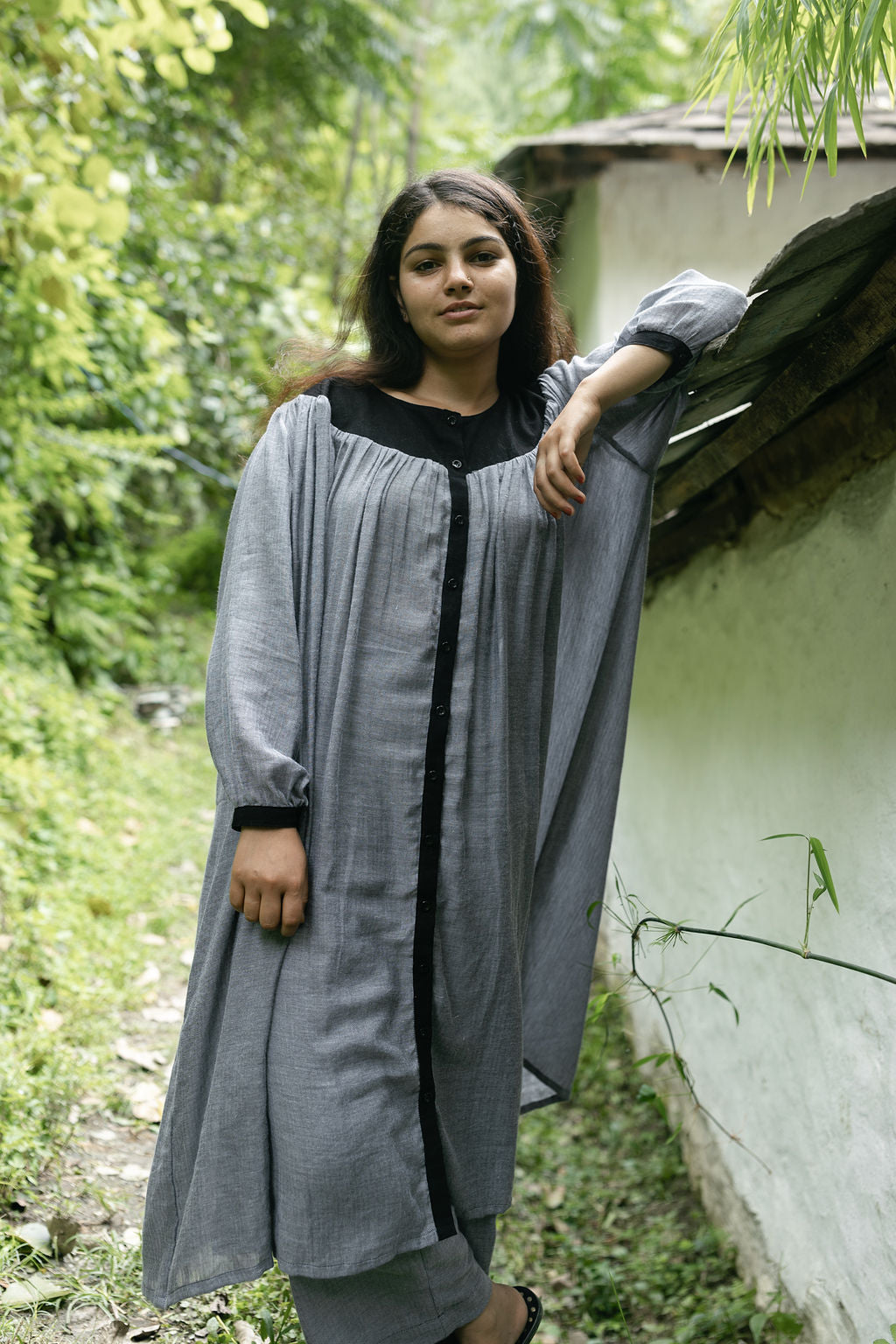 Soft Grey Cotton Cord Set