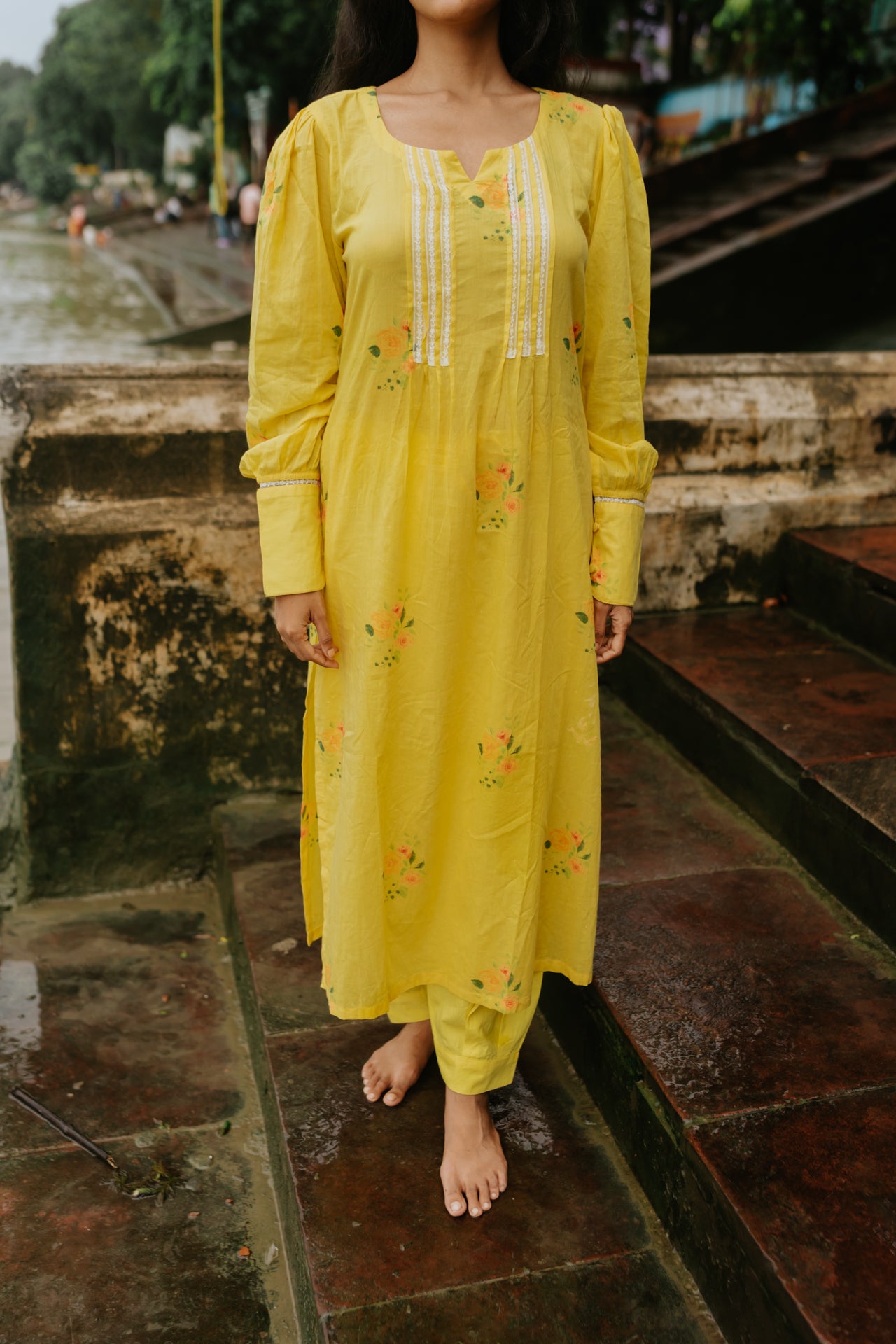 Roses in Mustard Fields Cord Set