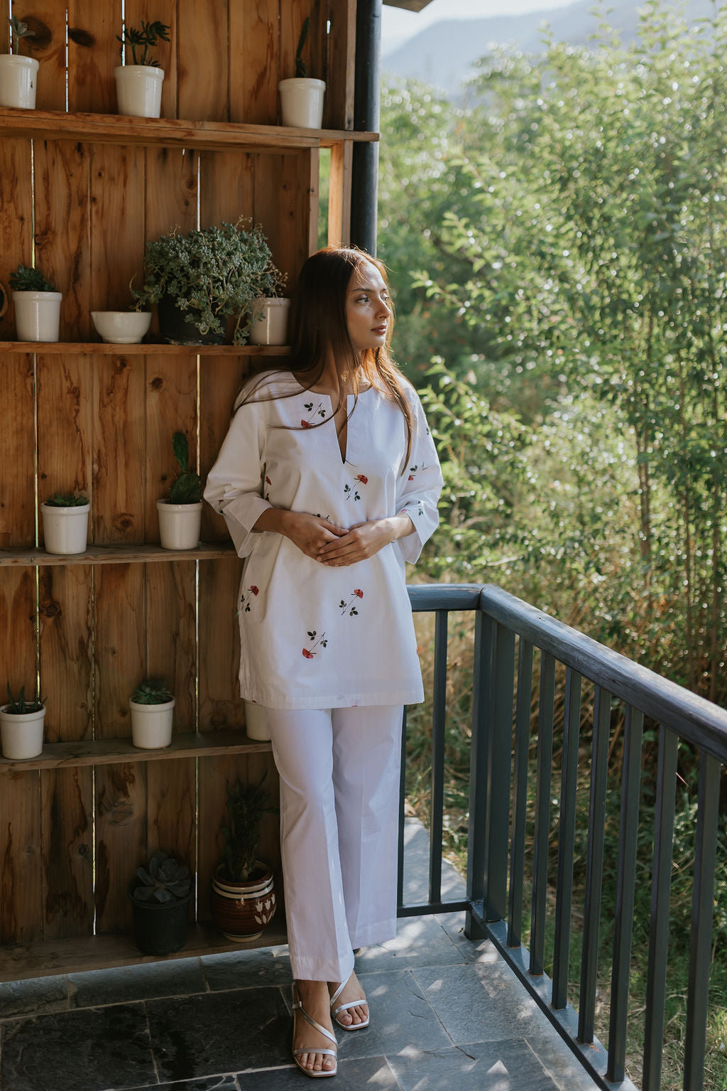 Hidden Stitch Rose Cord Set