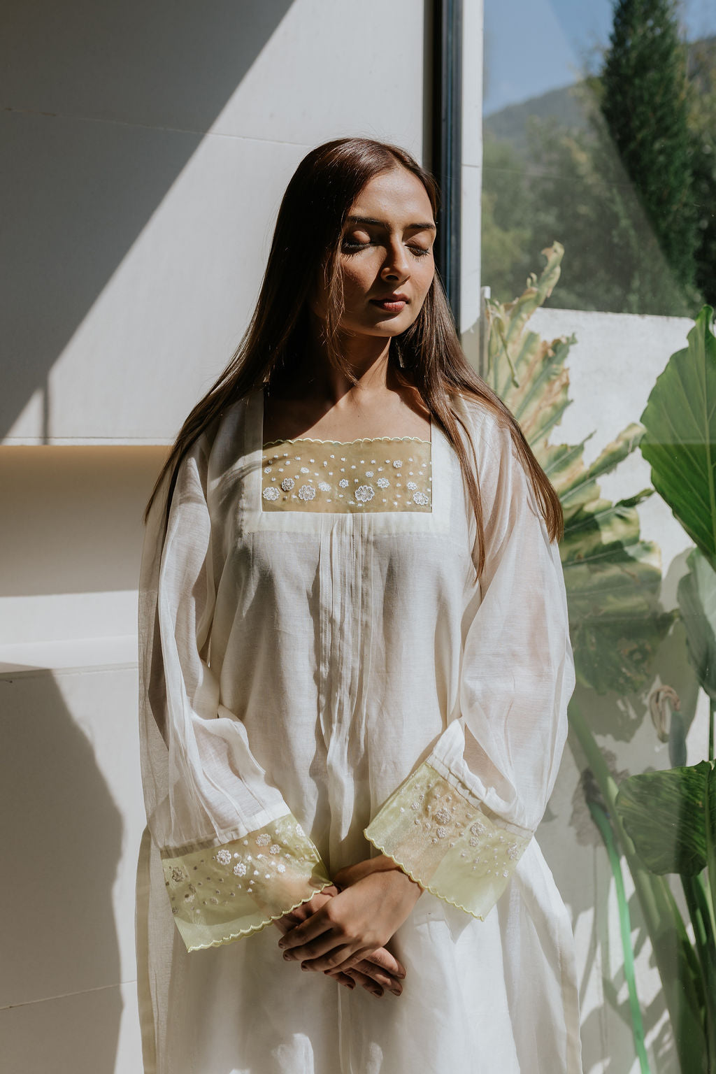 A Breath of Light Chanderi Kurta