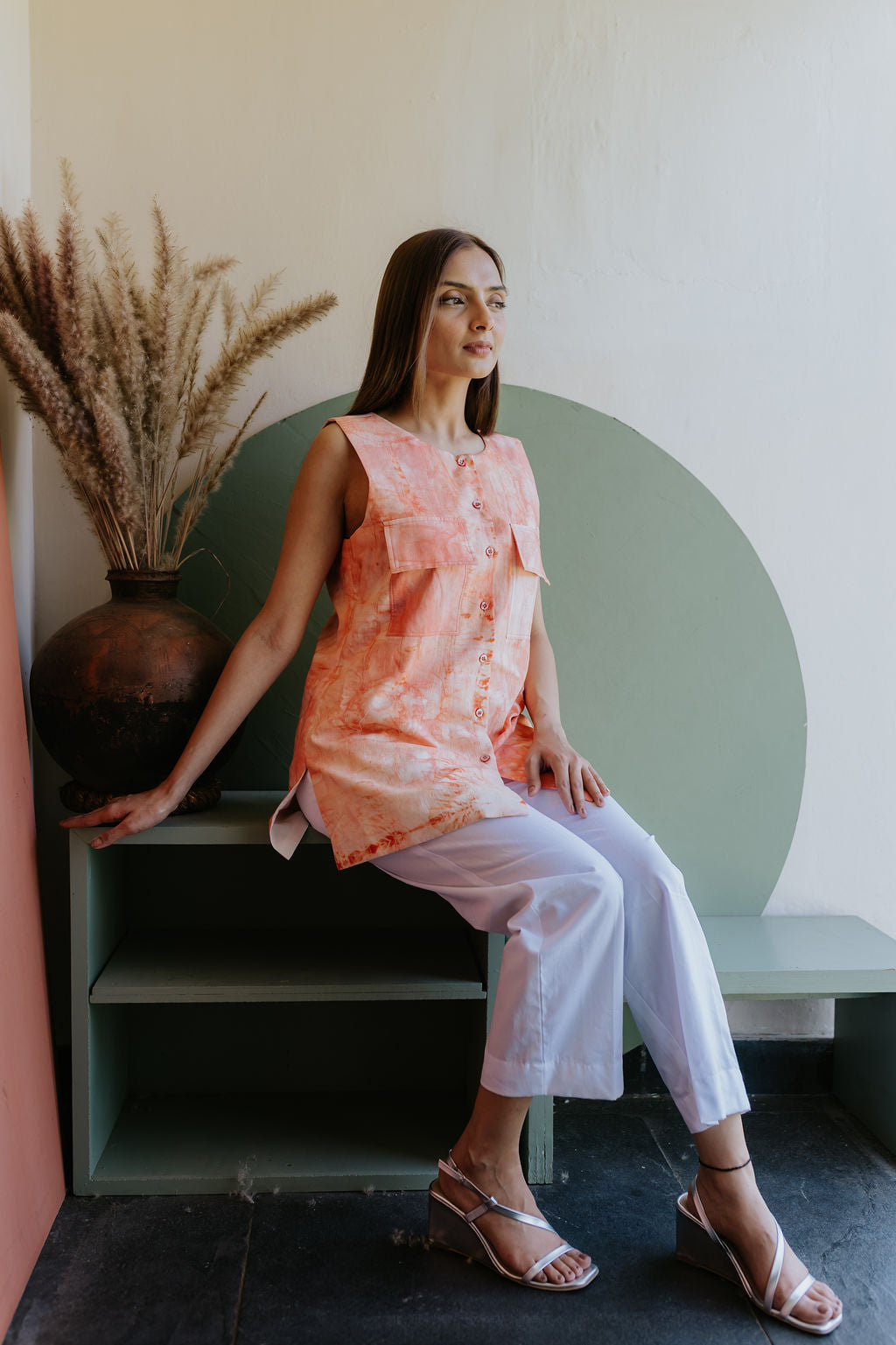 Earth Tinted Cotton Jacket