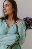 Mint Pink Scallop Top