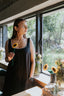 Charcoal Pocket Linen Dress