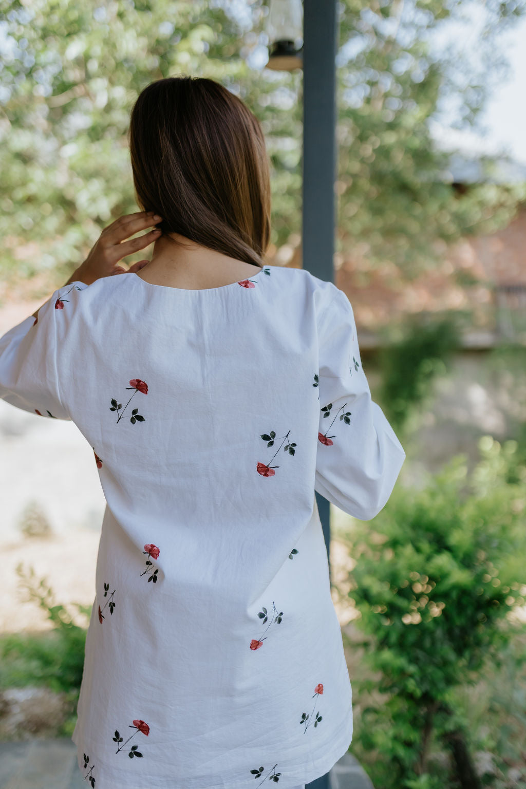 Hidden Stitch Rose Cord Set