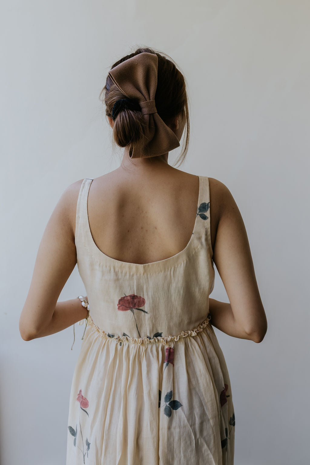 Almond Silk & Rose Dress