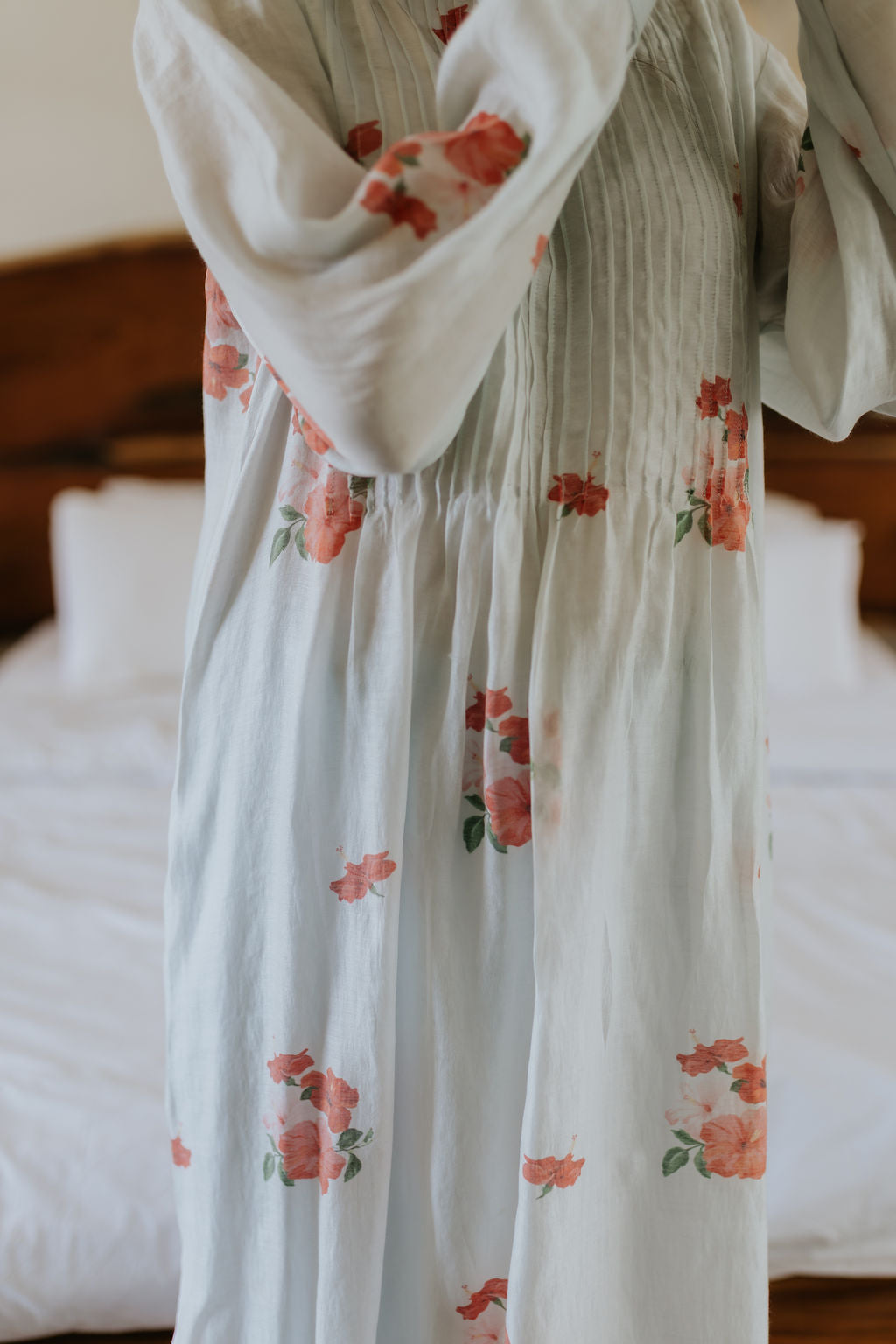 Calcutta's Old Hibiscus Kurta Set