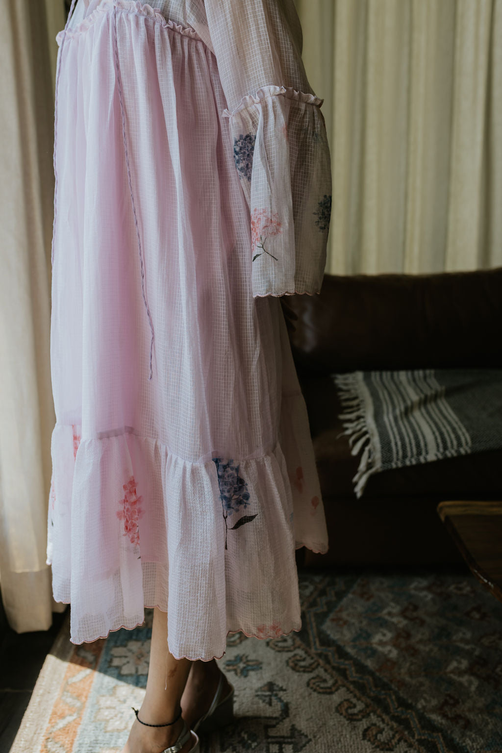 Scallops in the Hydrangea Garden Dress