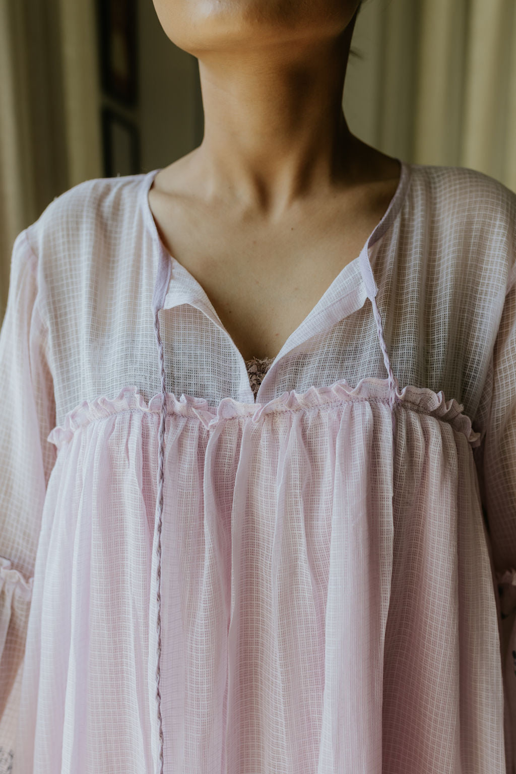 Scallops in the Hydrangea Garden Dress