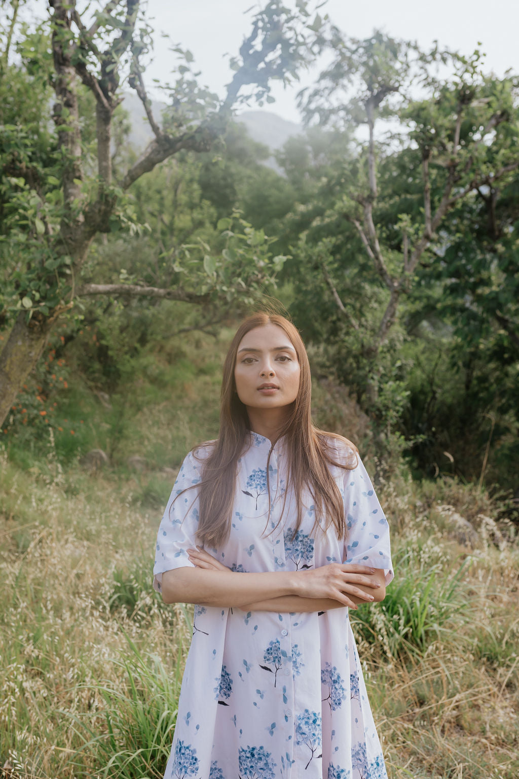 Hydrangea Field Dress