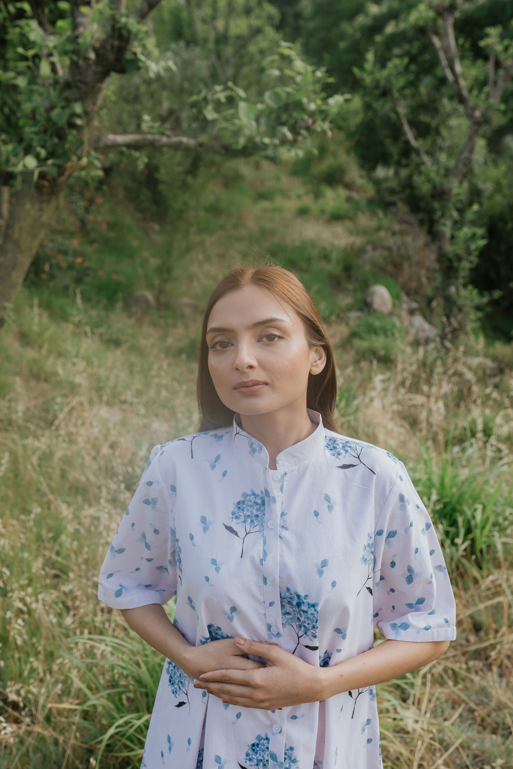 Hydrangea Field Dress