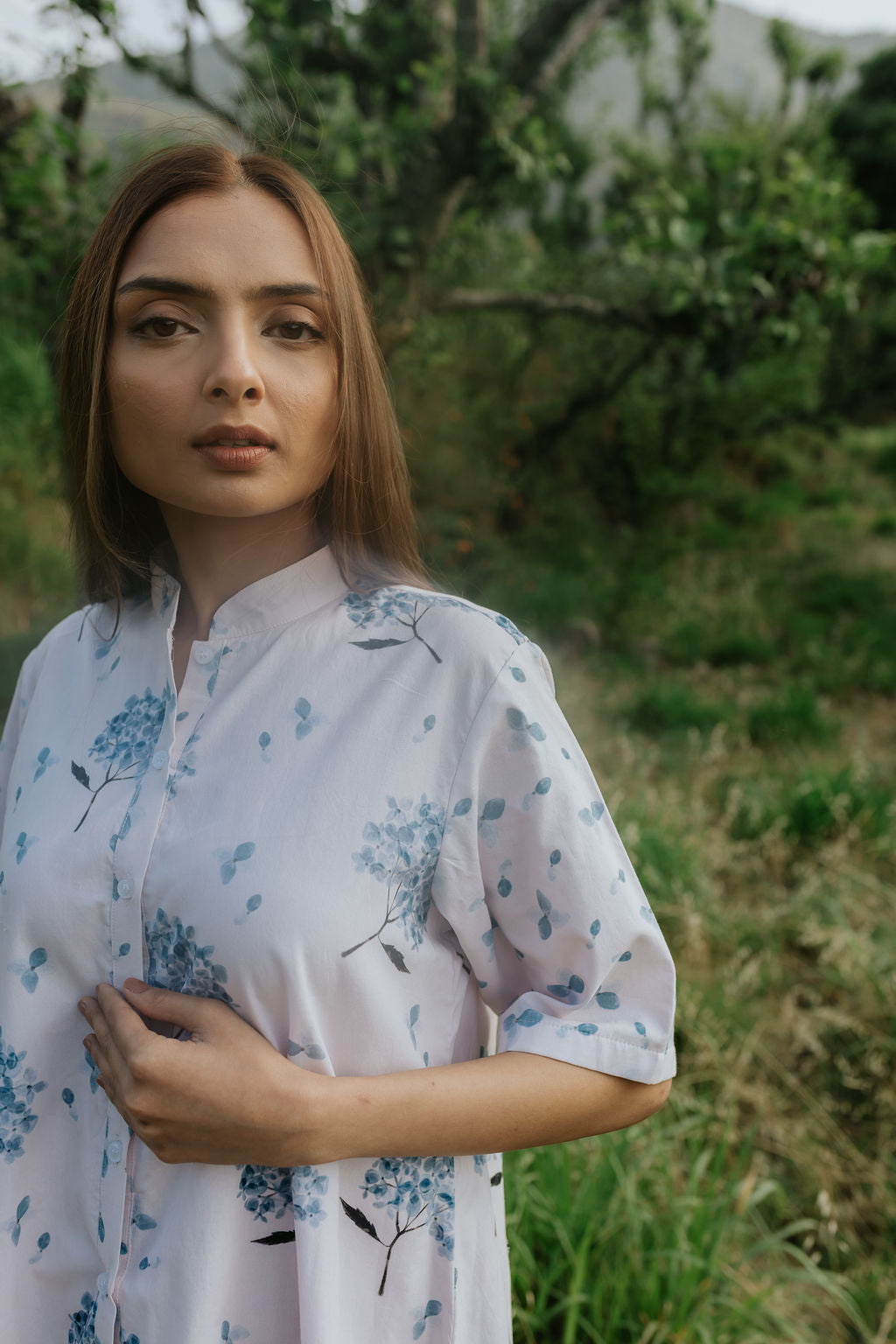 Hydrangea Field Dress