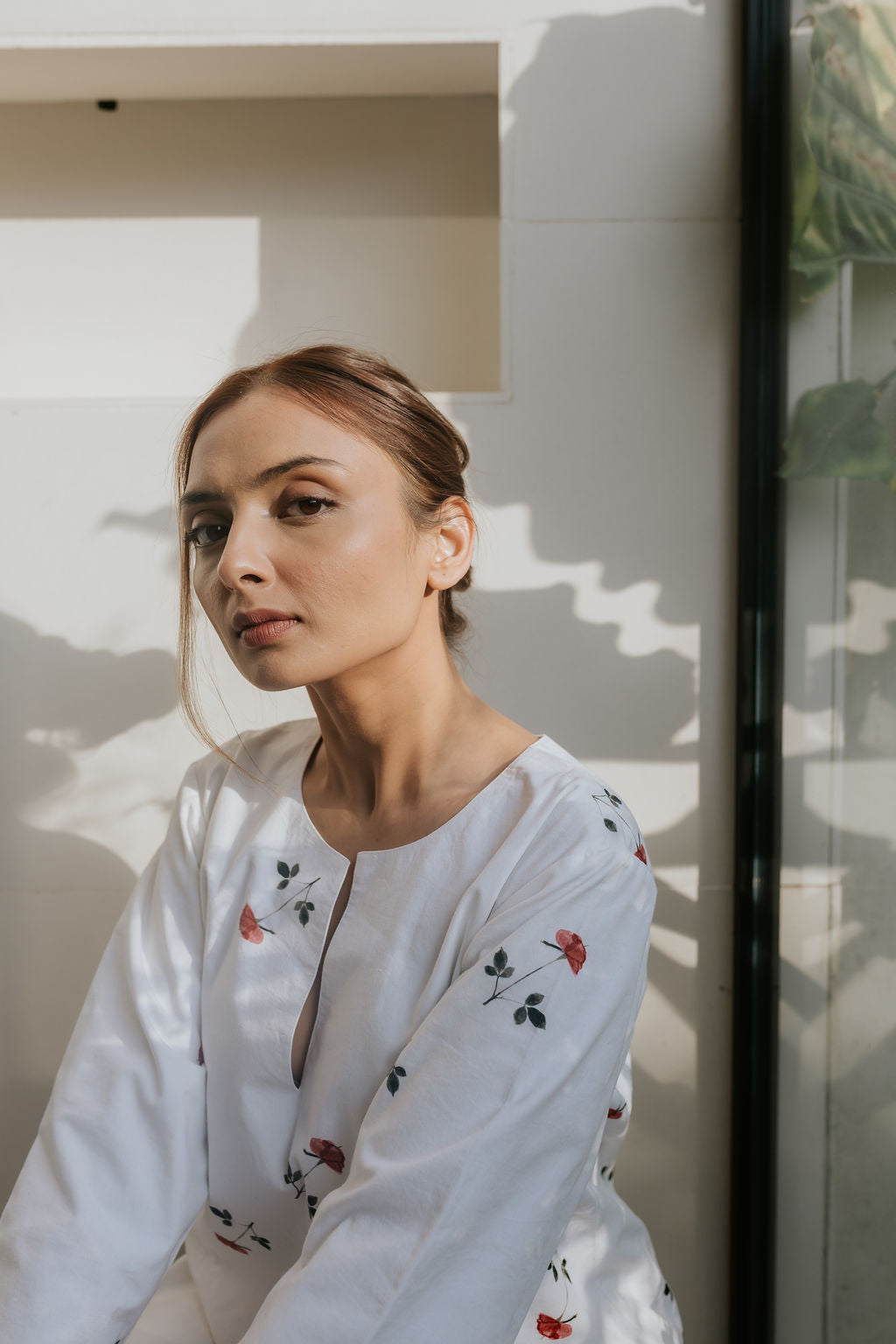 Hidden Stitch Rose Cord Set