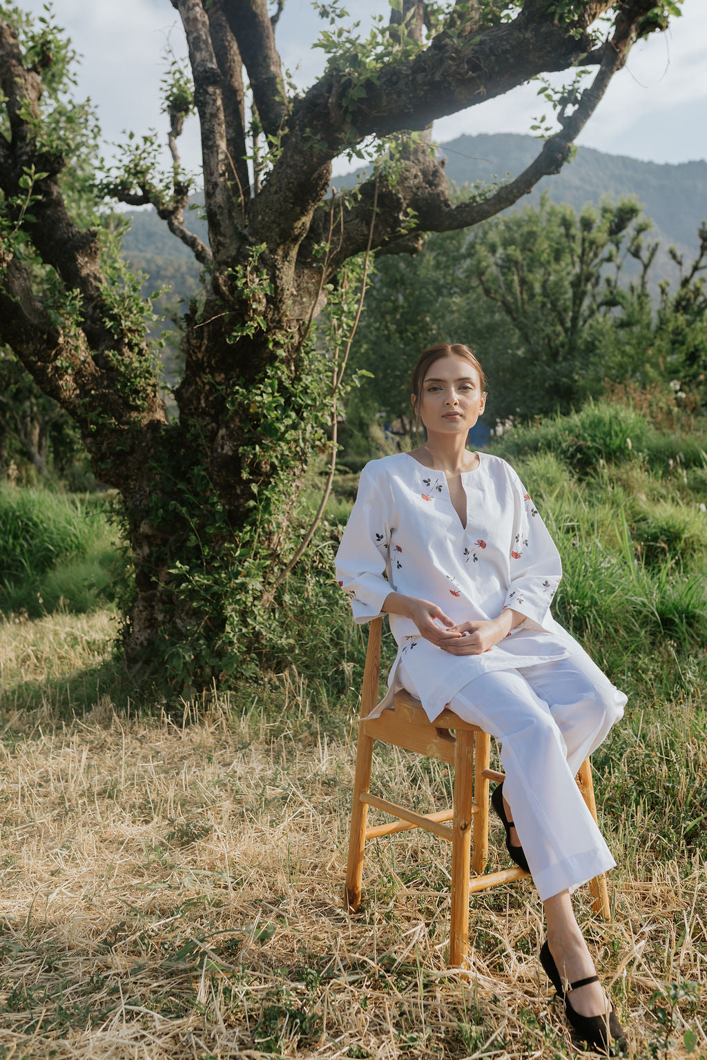 Hidden Stitch Rose Cord Set