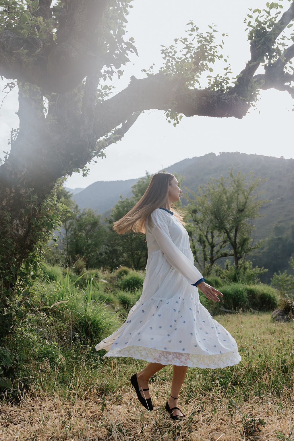 Hydrangea Flow Dress