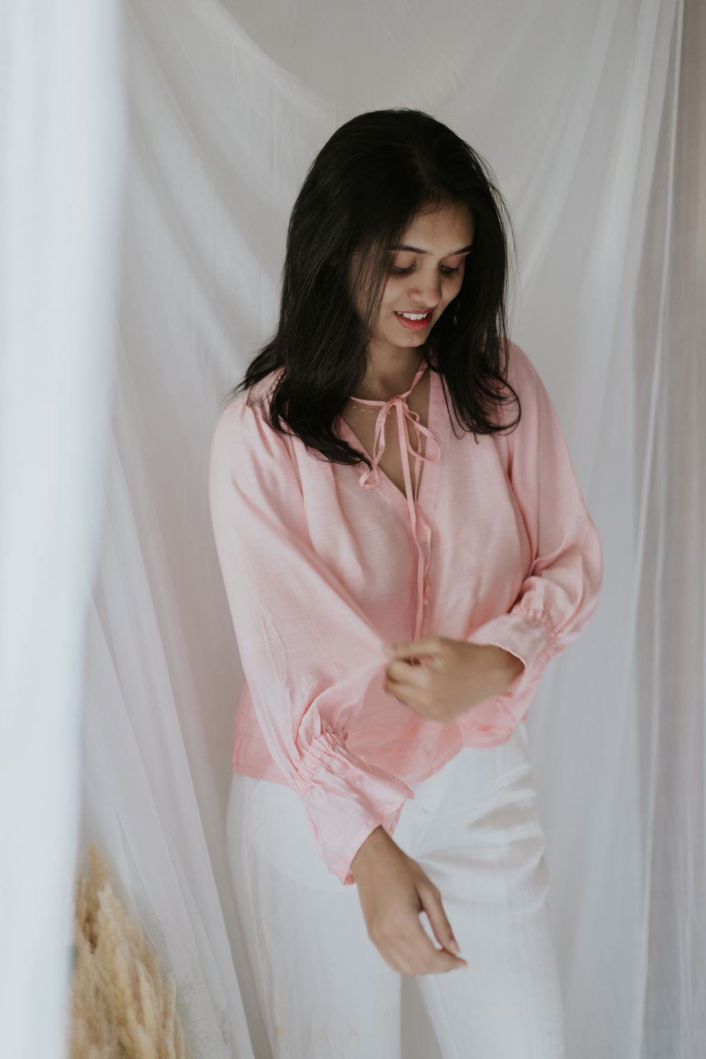 Soft Petal Pink Top (SALE - S,XXL)