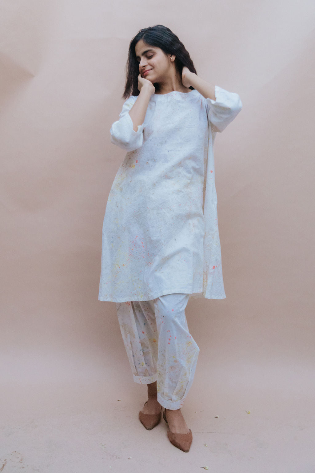 Rose Marigold Hand-Dyed Cord Set (SALE - All Sizes)