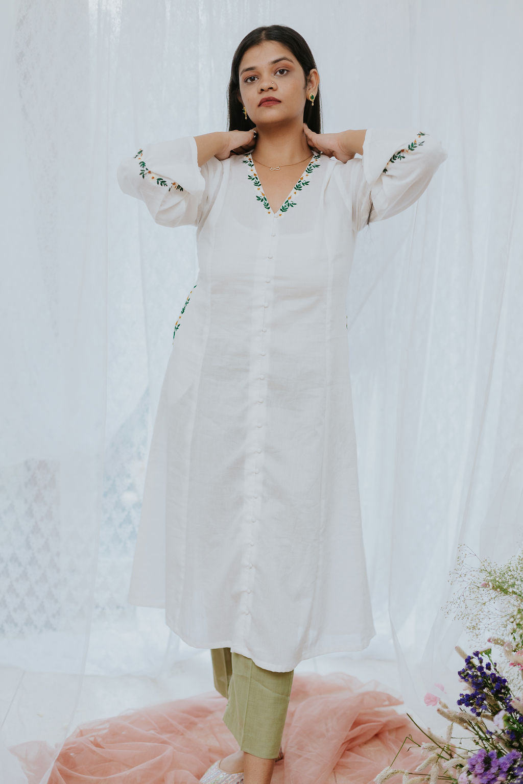 Haseen Mul Cotton Kurta