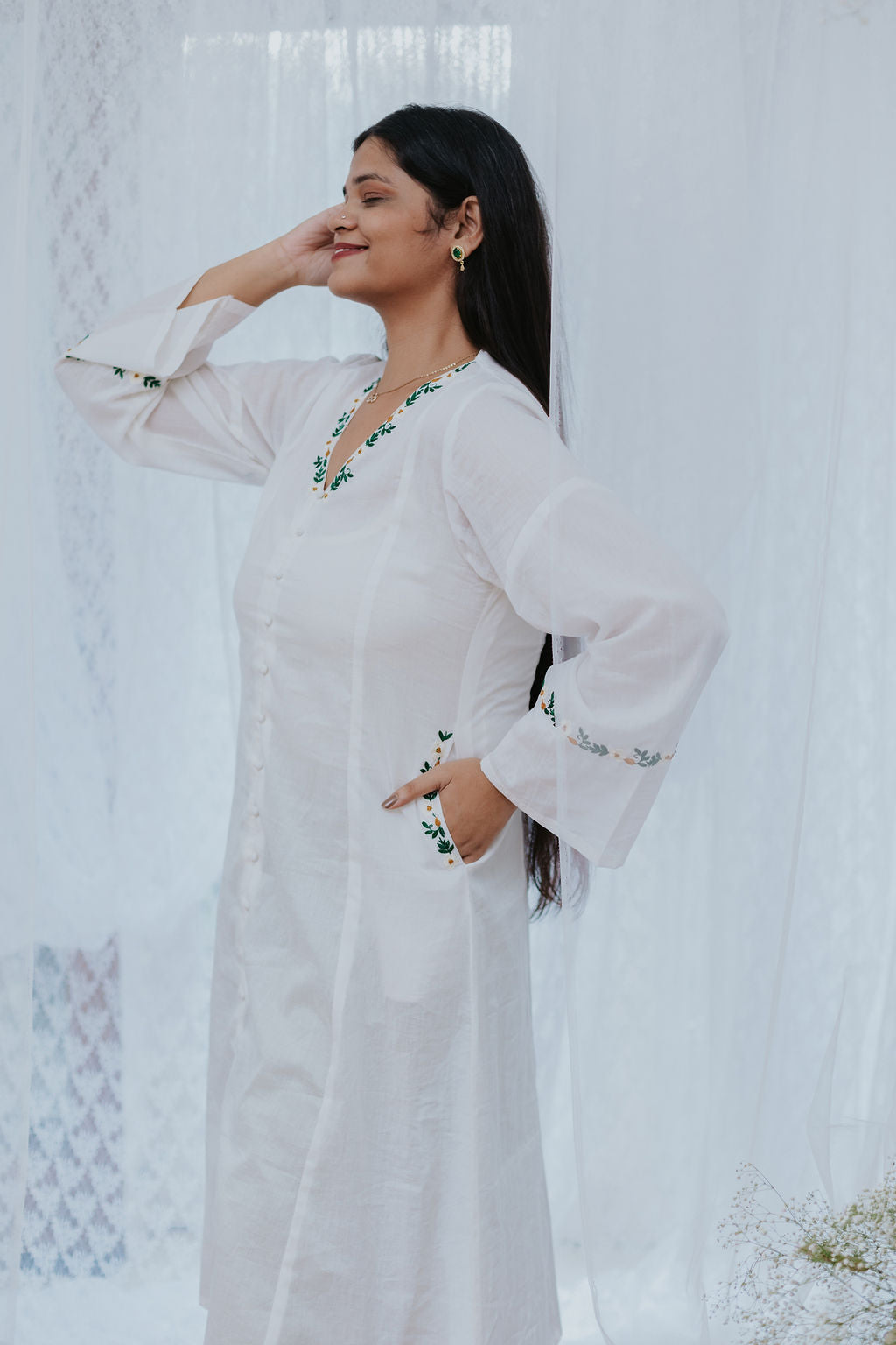 Haseen Mul Cotton Kurta