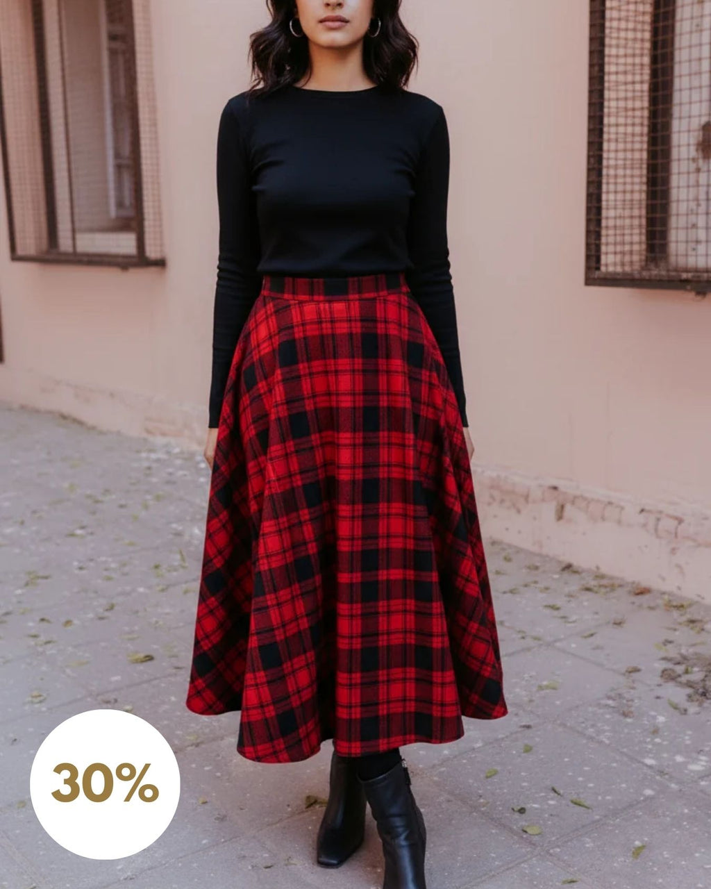 Mulberry Wool Skirt