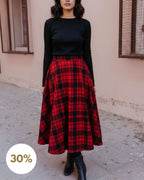 Mulberry Wool Skirt