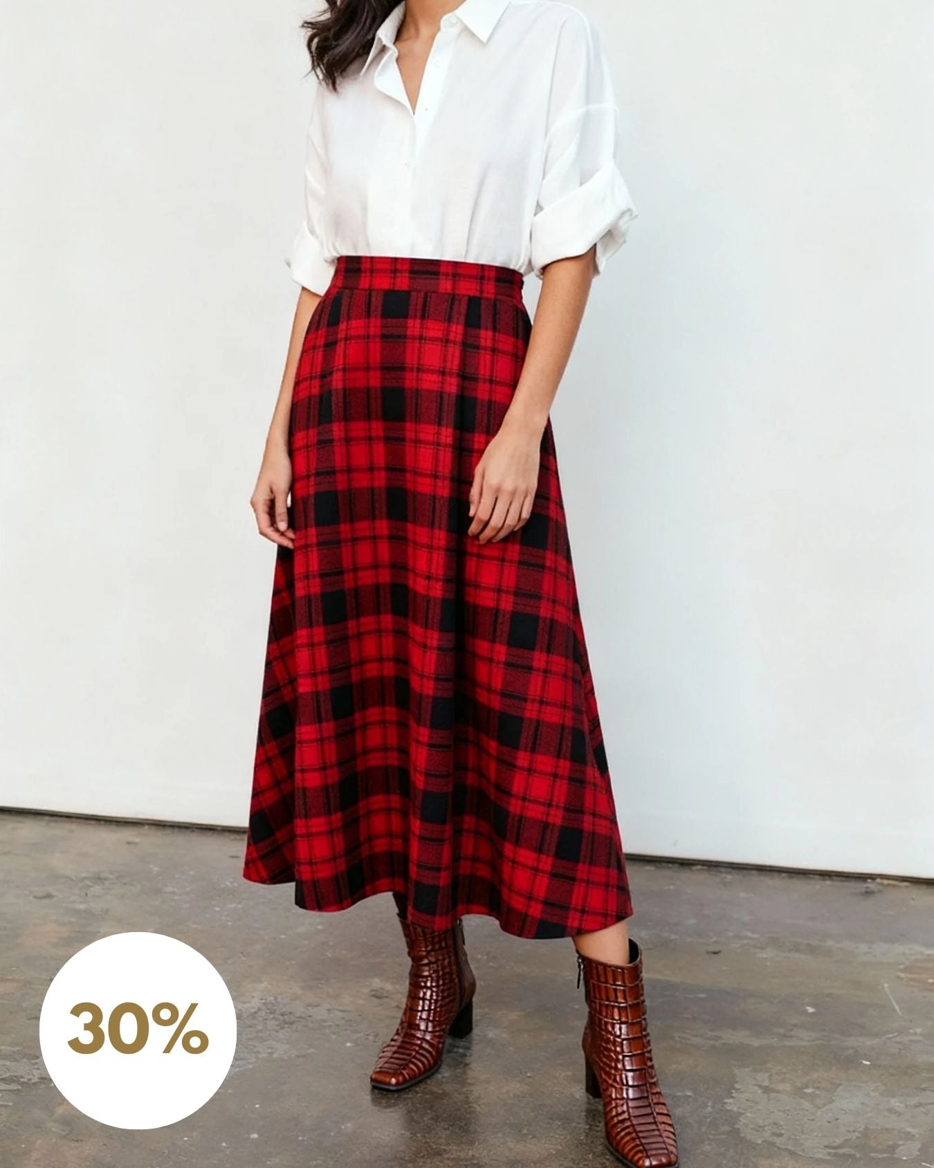 Mulberry Wool Skirt