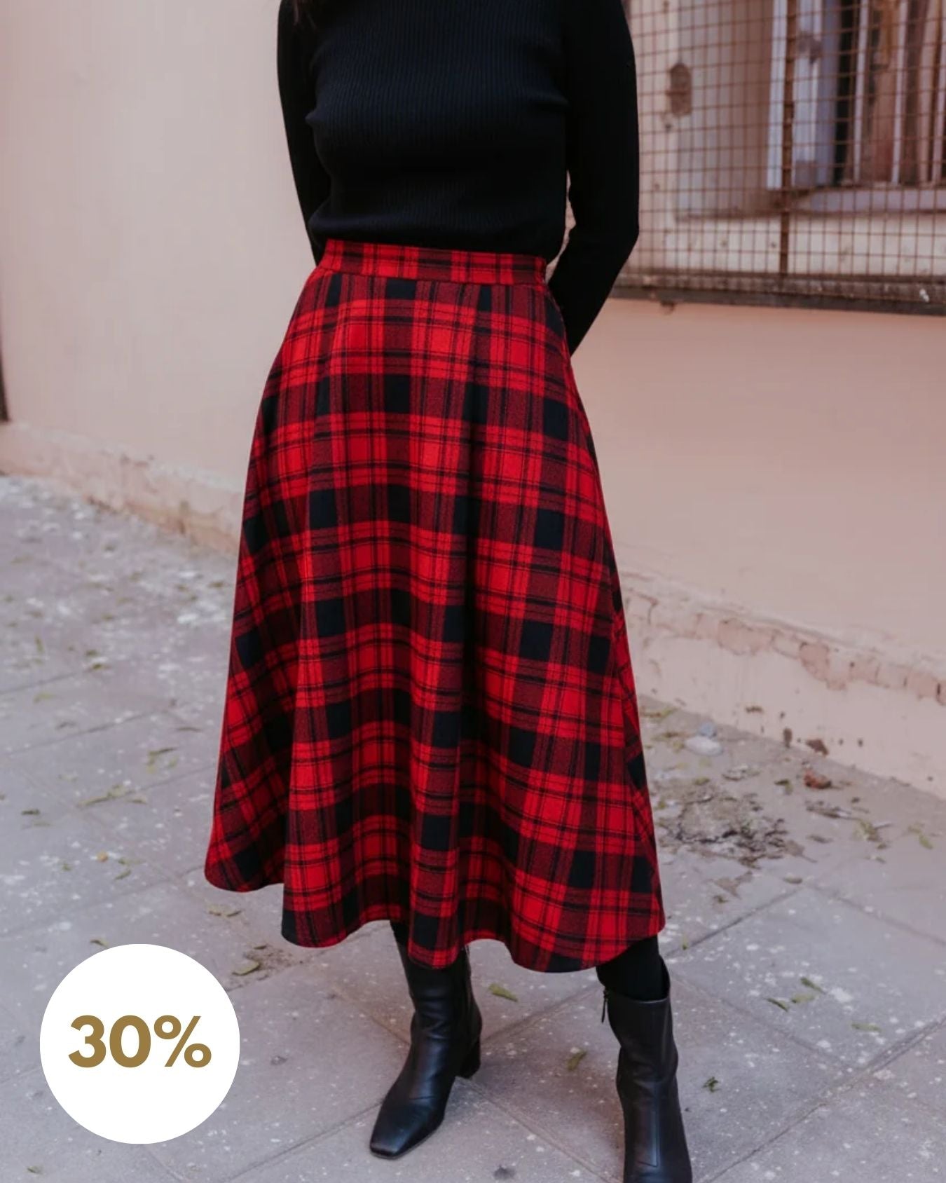 Mulberry Wool Skirt