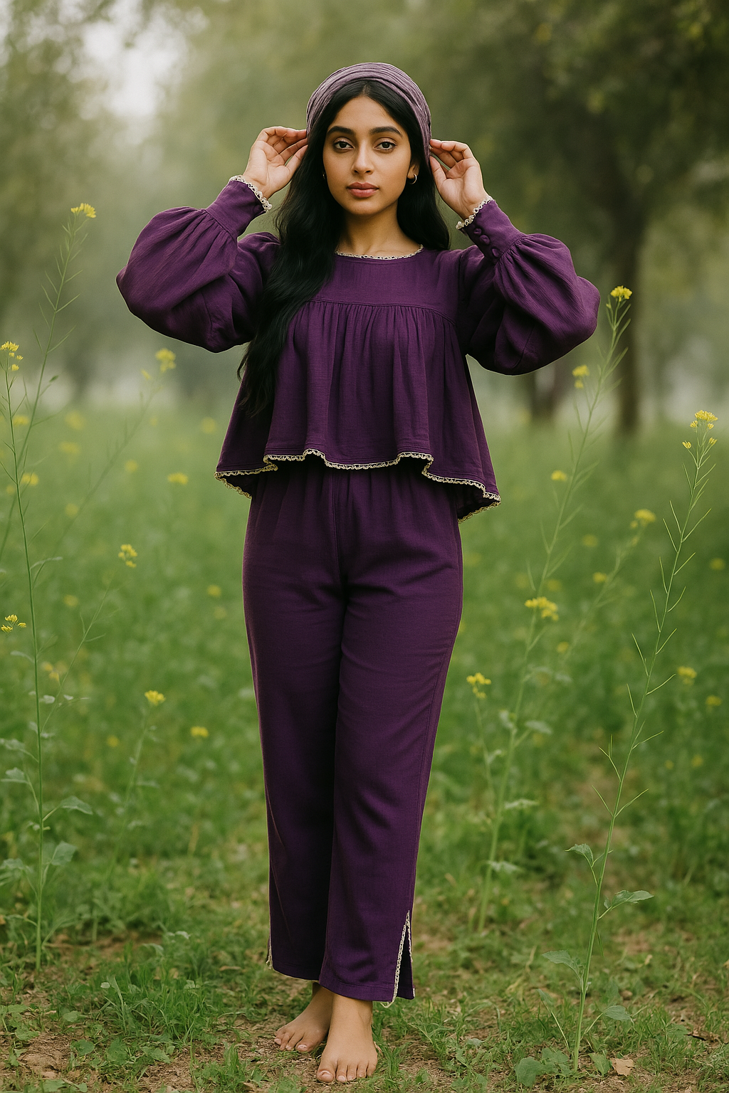 Bold Berry Cord Set
