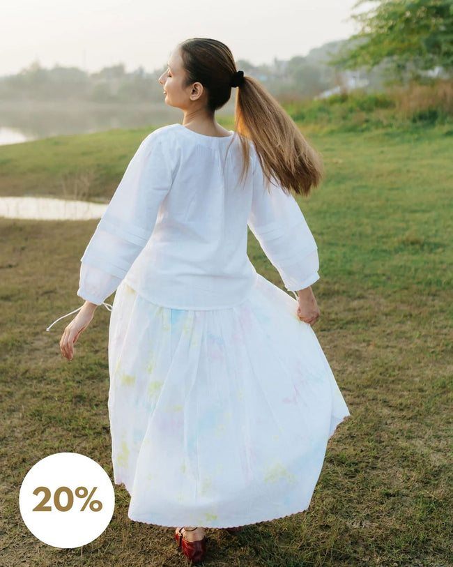 Funky Fusion Scalloped Skirt Main Image