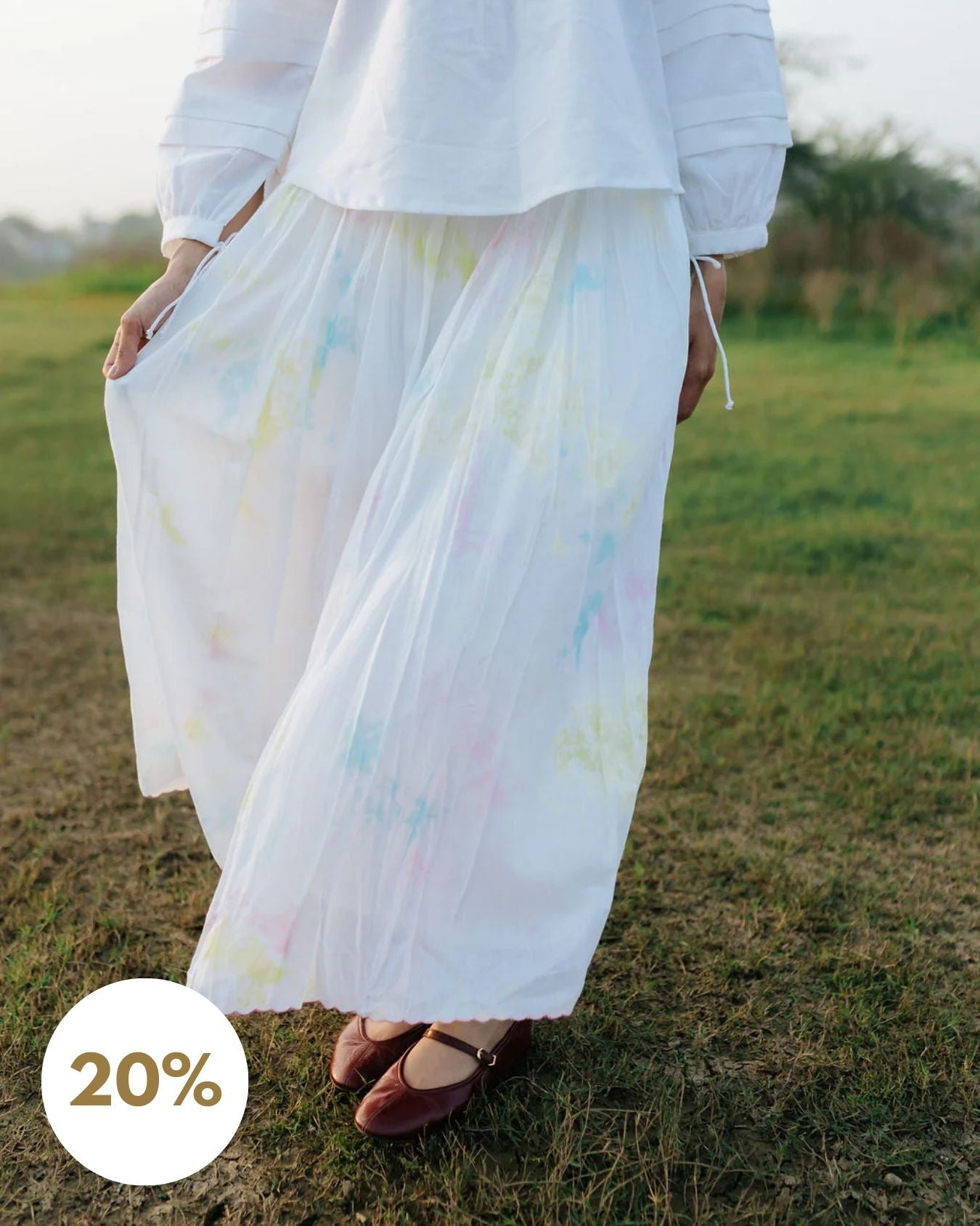 Funky Fusion Scalloped Skirt