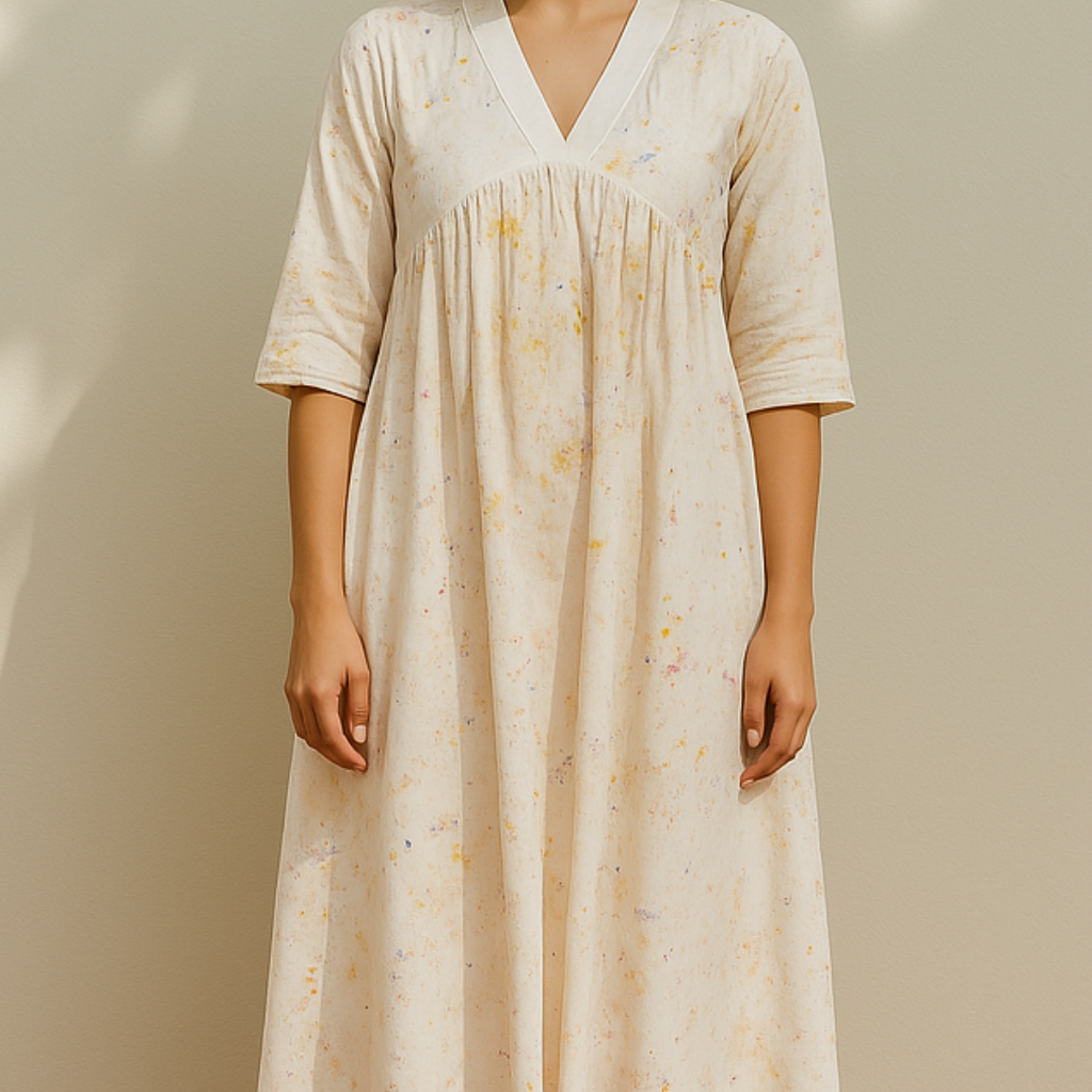 Rose Marigold Hand-Dyed Summer Dress (SALE - All Sizes)
