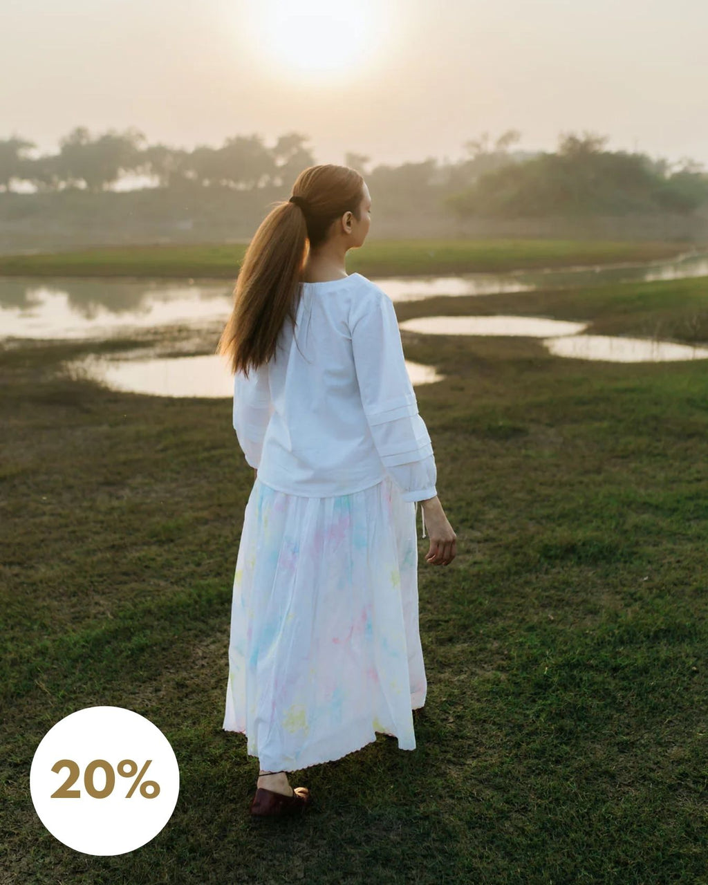 Funky Fusion Scalloped Skirt