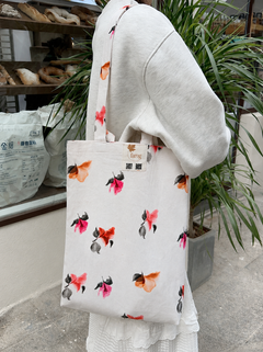 Bougainvillea Bloom Handpainted Tote Bag