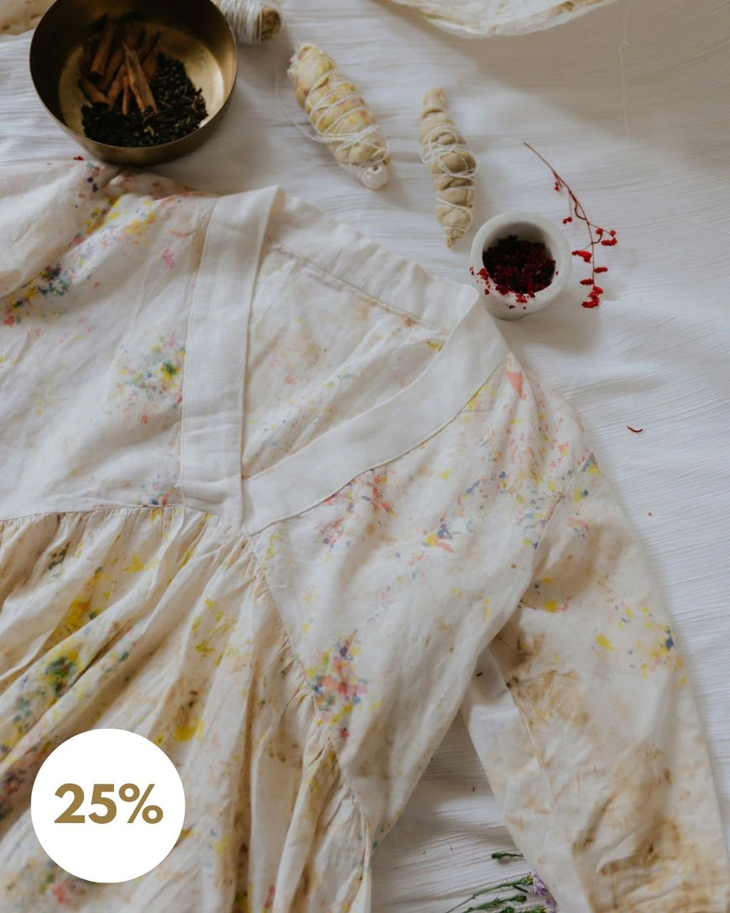 Rose Marigold Hand-Dyed Summer Dress