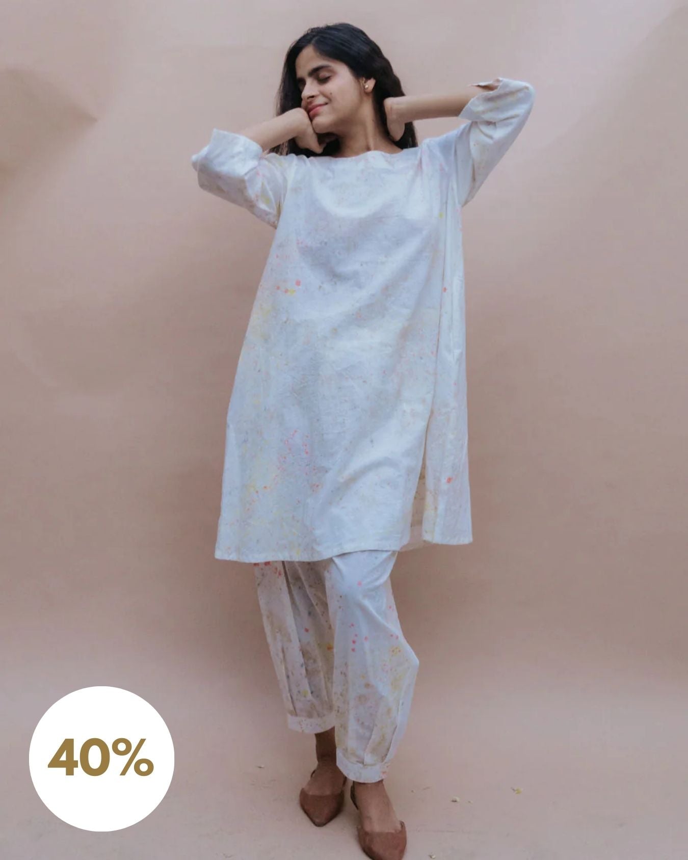 Rose Marigold Hand-Dyed Cord Set