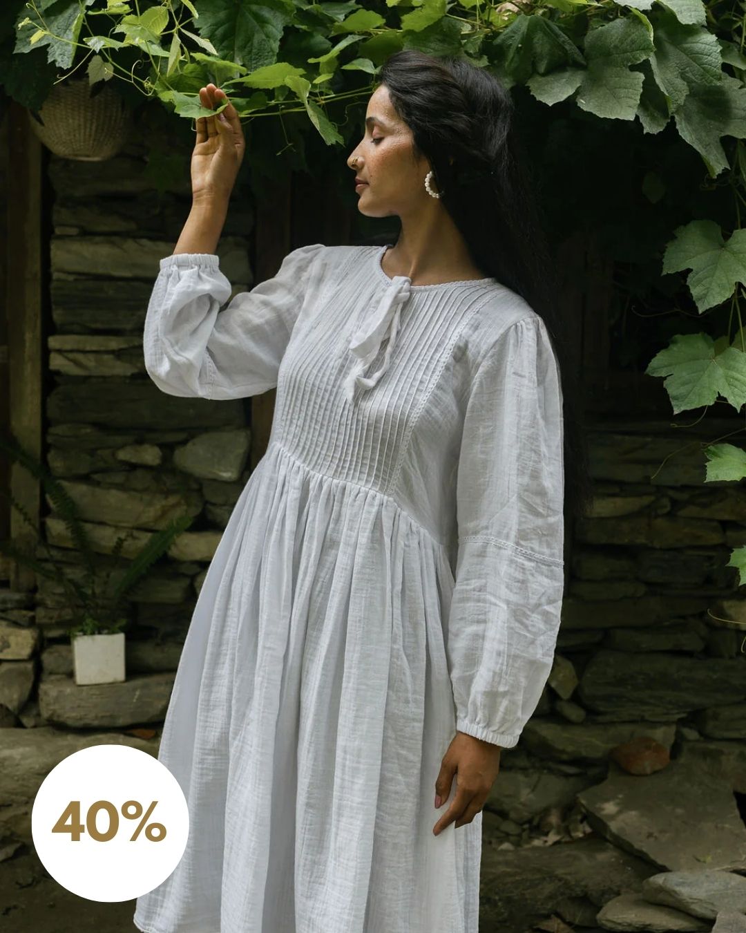 White Whisper Dress (SALE - All Sizes)