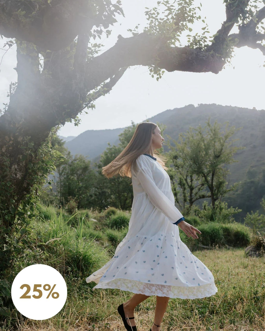 Hydrangea Flow Dress