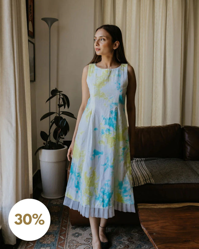 Among the Clouds Tie and Dye Dress Hover Image