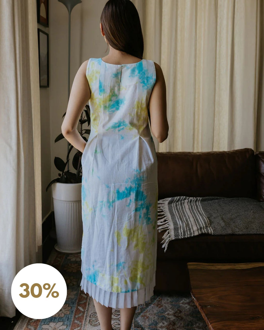 Among the Clouds Tie and Dye Dress