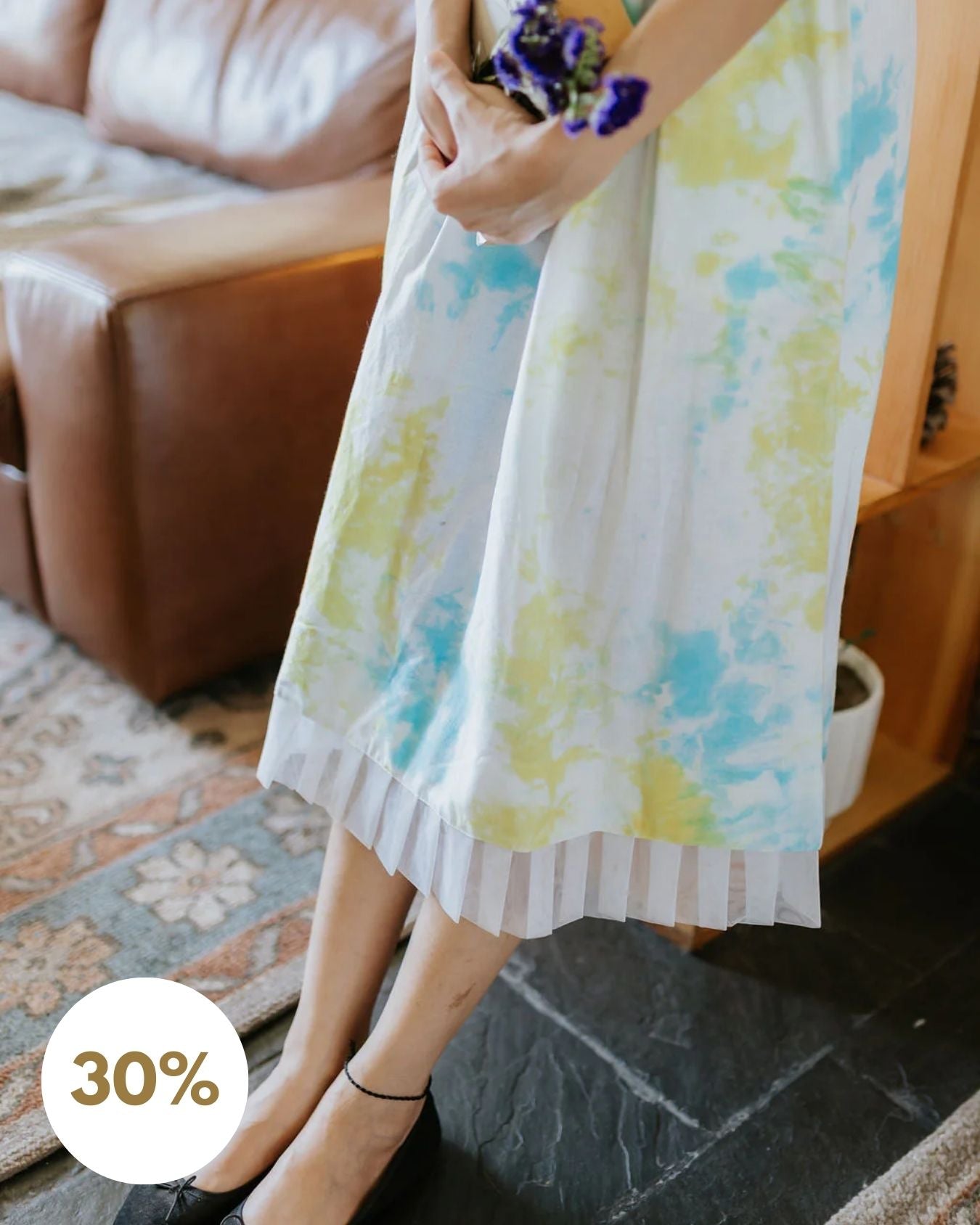 Among the Clouds Tie and Dye Dress