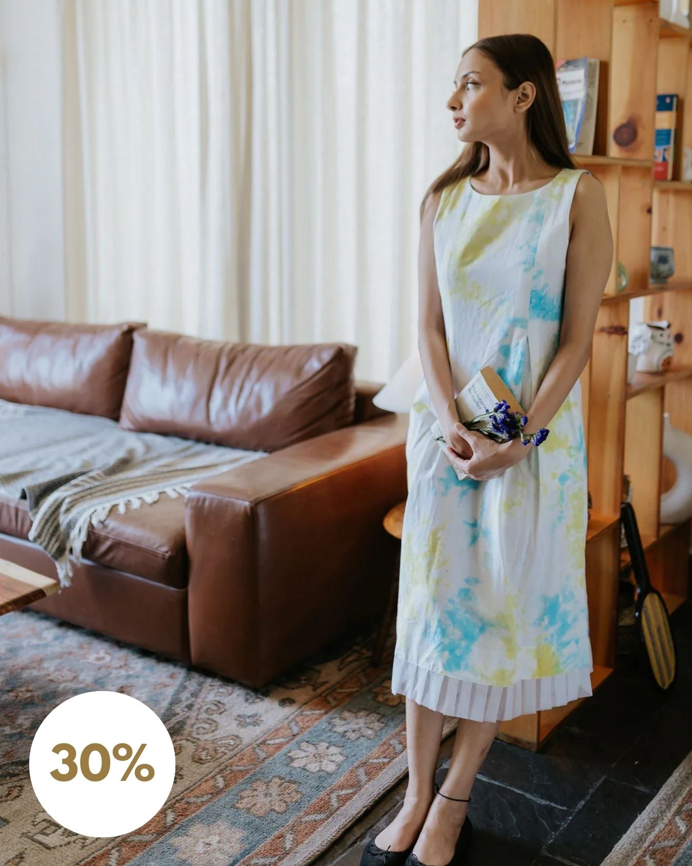 Among the Clouds Tie and Dye Dress